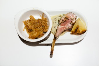 Lammleg med pulled pork